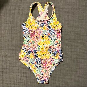 Baby Gap Floral One-Piece Toddler Swimsuit